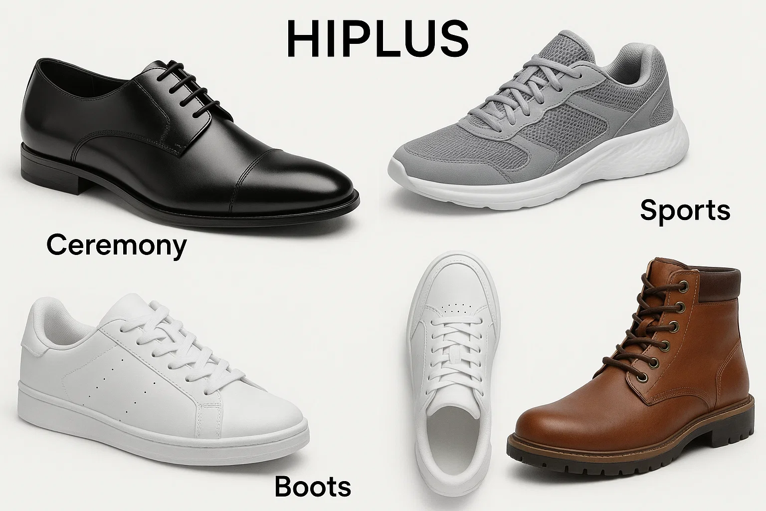 Variedad de modelos de zapatos Hiplus