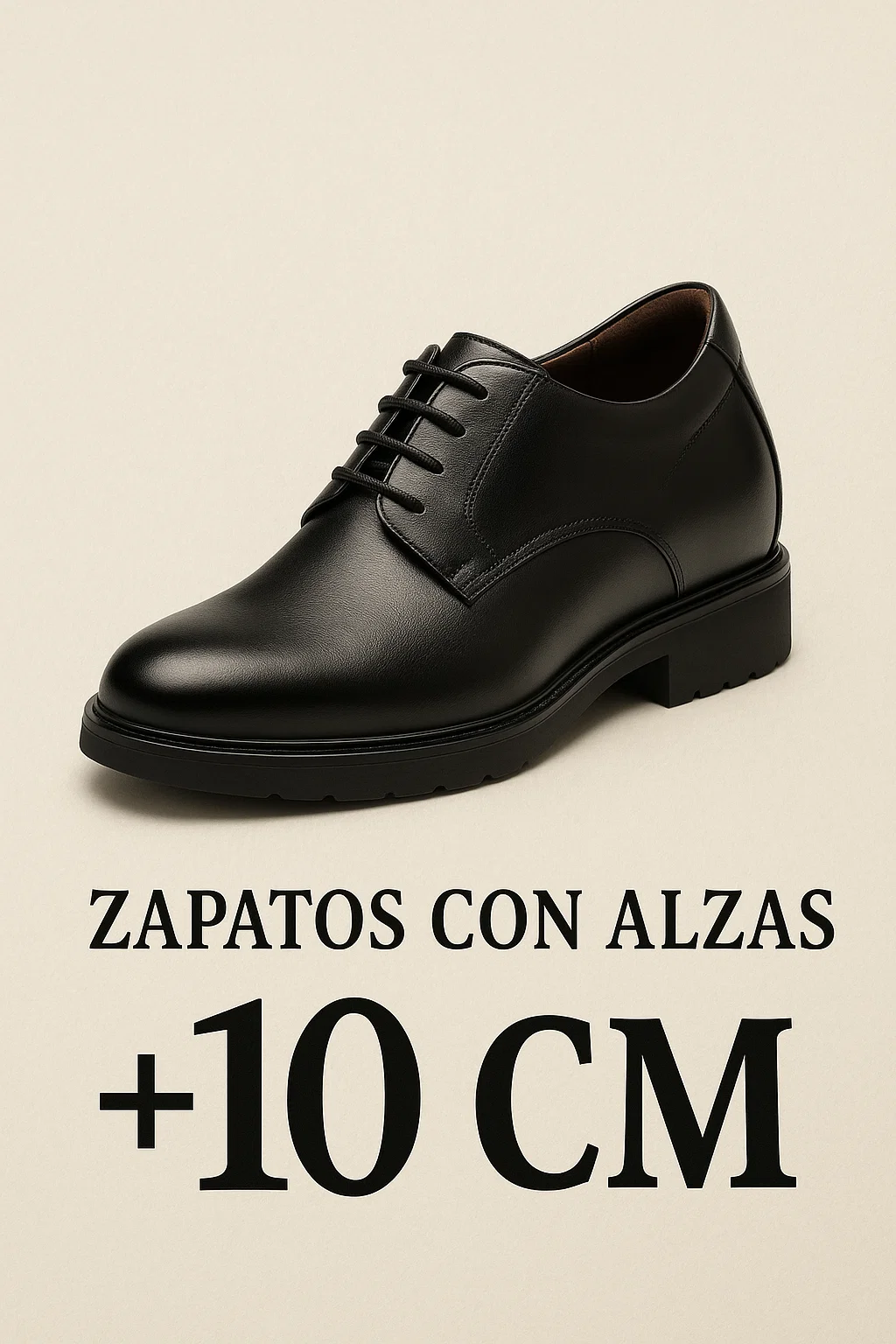 Gana hasta 10 cm de altura al instante con estos zapatos para hombre